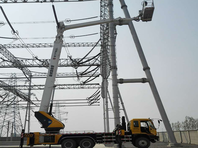 45米陕西龙城500KV超高压变电检修